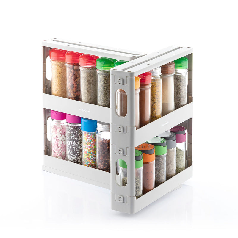 Sliding and Pivoting Spice Organiser spice rack Sliding and Pivoting Spice Organiser Sliding and Pivoting Spice Organiser InnovaGoods