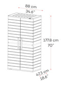 Duramax Cedargrain Plastic Vertical Storage Cabinet Grey Storage & Organization Duramax Cedargrain Plastic Vertical Storage Cabinet Grey Duramax Cedargrain Plastic Vertical Storage Cabinet Grey Duramax