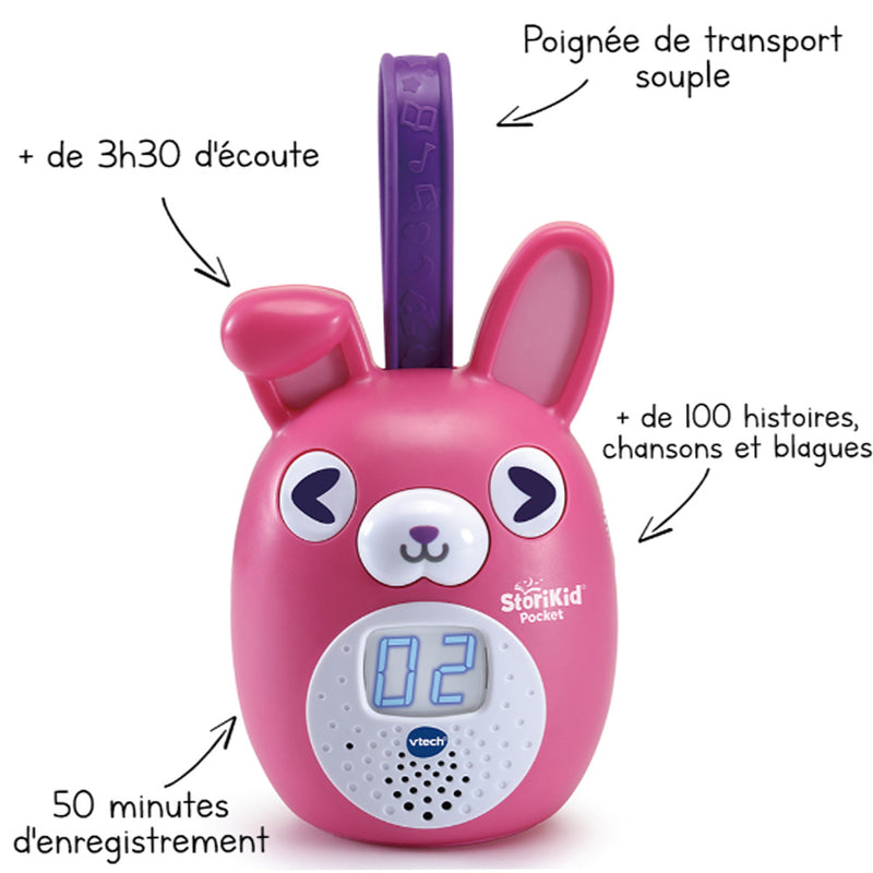 Storikid Pocket Pink - French Electronics Storikid Pocket Pink - French Storikid Pocket Pink - French Vtech