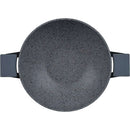 The German Outlet, Tognana, Wok 2 Handles 32 cm with Aroma Lid+Ambitious Pot Holders