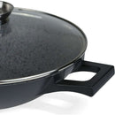 The German Outlet, Tognana, Wok 2 Handles 32 cm with Aroma Lid+Ambitious Pot Holders