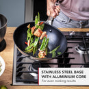 Stainless Steel Wok Pan 28 cm/3.L Wok Pan Stainless Steel Wok Pan 28 cm/3.L Stainless Steel Wok Pan 28 cm/3.L KitchenAid