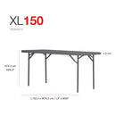 New Zown Classic Rectangular FoldableTable XL150 Tables New Zown Classic Rectangular FoldableTable XL150 New Zown Classic Rectangular FoldableTable XL150 newzone