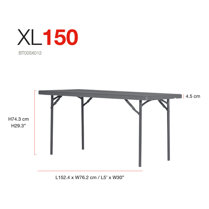 New Zown Classic Rectangular FoldableTable XL150 Tables New Zown Classic Rectangular FoldableTable XL150 New Zown Classic Rectangular FoldableTable XL150 newzone