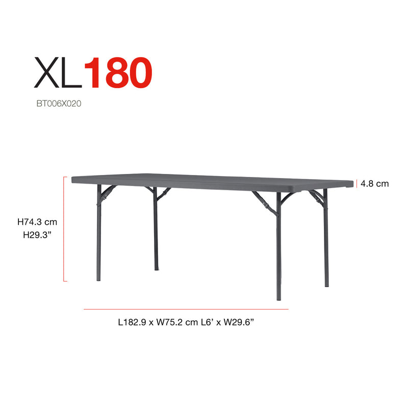 New Zown Classic Rectangular FoldableTable XL180 Tables New Zown Classic Rectangular FoldableTable XL180 New Zown Classic Rectangular FoldableTable XL180 newzone