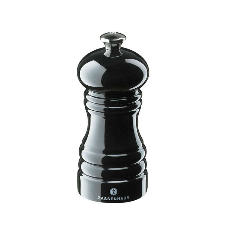 Salt & Pepper Mill / Grinder - Berlin Glossy Black Salt & Pepper Shakers Salt & Pepper Mill / Grinder - Berlin Glossy Black Salt & Pepper Mill / Grinder - Berlin Glossy Black The Chefs Warehouse By MG