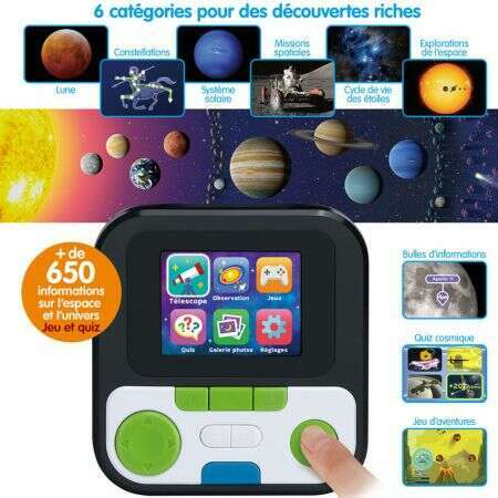 Genius XL - Interactive Video Telescope - Francais Educational Games Genius XL - Interactive Video Telescope - Francais Genius XL - Interactive Video Telescope - Francais Vtech