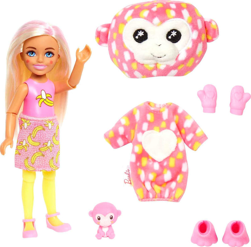 Cutie Reveal Chelsea Jungle Friends Series - Monkey Toys Cutie Reveal Chelsea Jungle Friends Series - Monkey Cutie Reveal Chelsea Jungle Friends Series - Monkey Barbie