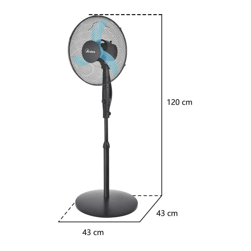 Stand Fan EASY PLUS, 16" 50W Fan Stand Fan EASY PLUS, 16" 50W Stand Fan EASY PLUS, 16" 50W Ardes