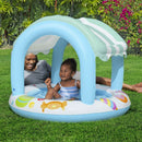 Sweet Shoppe Shaded Kiddie Pool Kids Inflatables Sweet Shoppe Shaded Kiddie Pool Sweet Shoppe Shaded Kiddie Pool Bestway