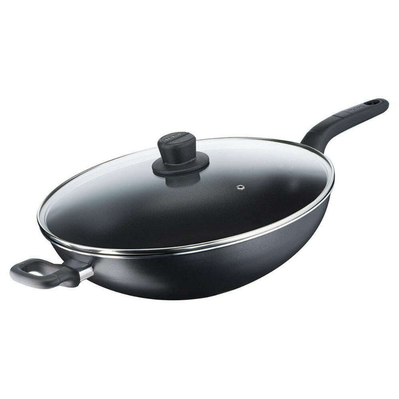 Cook Easy Wokpan + Glass Lid Wok Pan Cook Easy Wokpan + Glass Lid Cook Easy Wokpan + Glass Lid Tefal