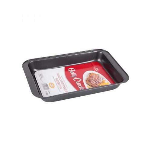 Carbon Steel Non-Stick Coated Rectangular Roaster Pan cookware Carbon Steel Non-Stick Coated Rectangular Roaster Pan Carbon Steel Non-Stick Coated Rectangular Roaster Pan Betty Crocker