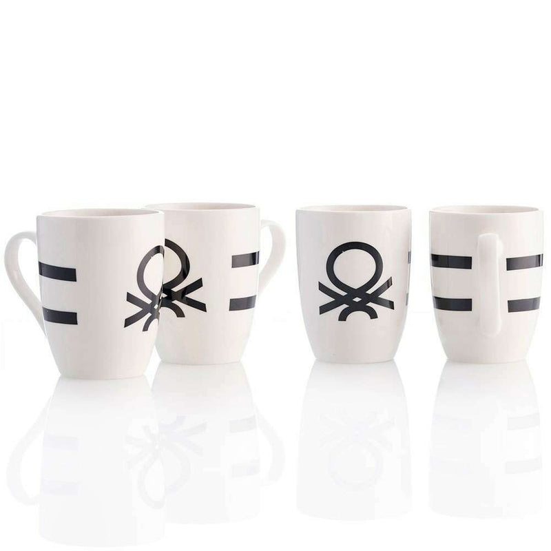 Black&White Collection, Set of 4 Mugs Mugs Black&White Collection, Set of 4 Mugs Black&White Collection, Set of 4 Mugs United Colors of Benetton