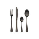 Set of 24 Pieces. Black Mat Stainless Steel Cutlery Cutlery Set Set of 24 Pieces. Black Mat Stainless Steel Cutlery Set of 24 Pieces. Black Mat Stainless Steel Cutlery Bergner