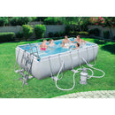 Power Steel 404x201x100cm Rectangular Tubular Pool home pool Power Steel 404x201x100cm Rectangular Tubular Pool Power Steel 404x201x100cm Rectangular Tubular Pool Bestway