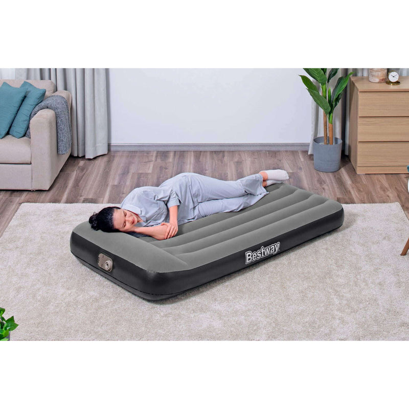 TriTech™ Single Air Mattress With Integrated Electric Pump Air Bed TriTech™ Single Air Mattress With Integrated Electric Pump TriTech™ Single Air Mattress With Integrated Electric Pump Bestway