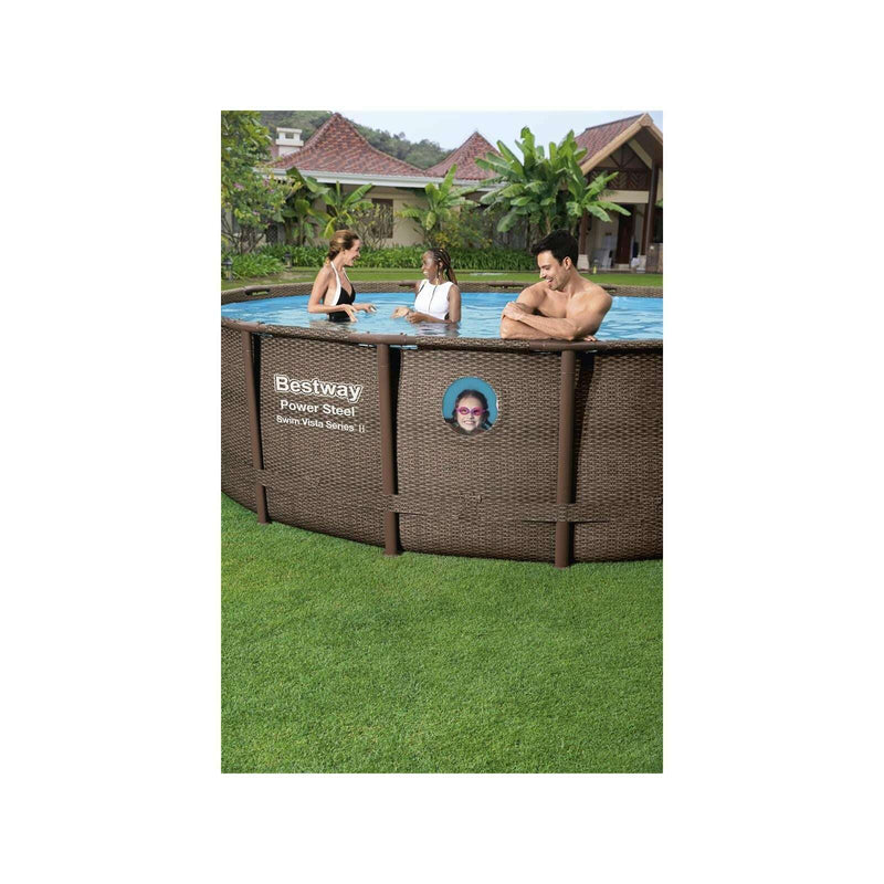 Power Steel Frame Pool Swim Vista Series 488 x 122 cm home pool Power Steel Frame Pool Swim Vista Series 488 x 122 cm Power Steel Frame Pool Swim Vista Series 488 x 122 cm Bestway