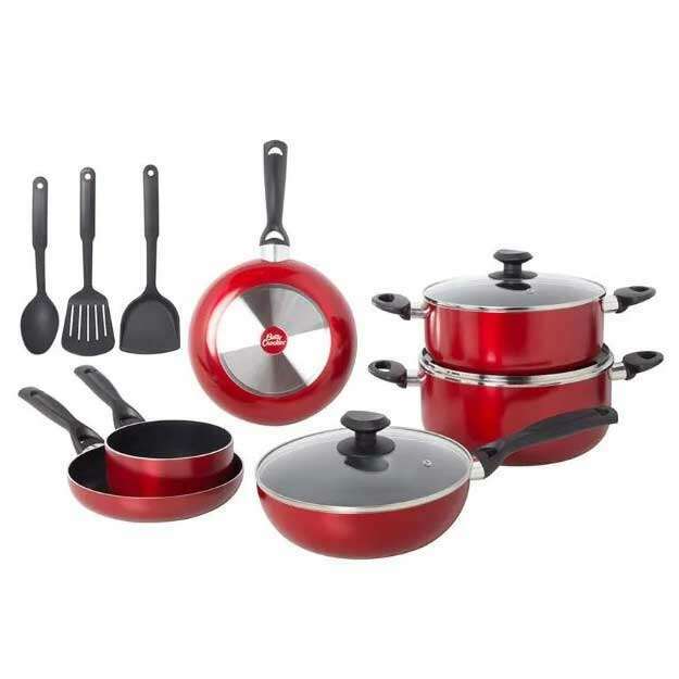 Set of 12,  Non Stick Cookware Cookware Sets Set of 12,  Non Stick Cookware Set of 12,  Non Stick Cookware Betty Crocker