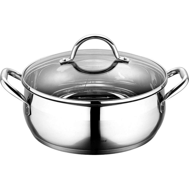 Stainless Steel Gourmet Casserole Cooking Pot Stainless Steel Gourmet Casserole Stainless Steel Gourmet Casserole Bergner