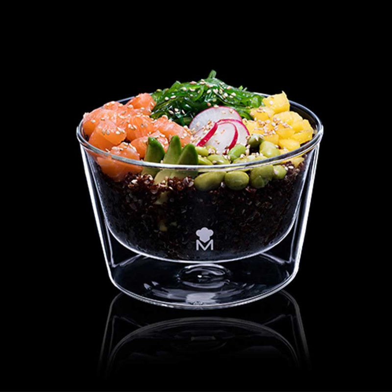 Appetizer Bowl, Double Wall Borosilicate  Appetizer Bowl, Double Wall Borosilicate Appetizer Bowl, Double Wall Borosilicate MasterPro