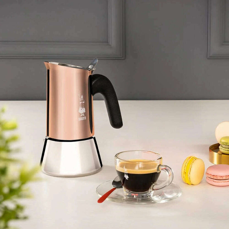 New Venus Induction, Copper & Silver Coffee Maker coffee maker New Venus Induction, Copper & Silver Coffee Maker New Venus Induction, Copper & Silver Coffee Maker Bialetti