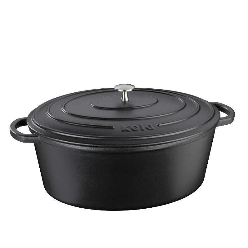 Black Roaster Calido Oval 9.3L Dutch Ovens Black Roaster Calido Oval 9.3L Black Roaster Calido Oval 9.3L Kela