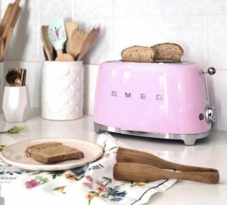 Toaster 2 slice, Pink Toasters Toaster 2 slice, Pink Toaster 2 slice, Pink Smeg