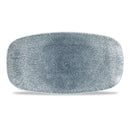 The German Outlet, The Chefs Warehouse By MG, Platter Appetizers Rectangular - Raku Topaz Blue, Platter Appetizers Rectangular - Raku Topaz Blue