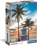 Miami Beach, Florida - 500 pieces adults puzzle Miami Beach, Florida - 500 pieces Miami Beach, Florida - 500 pieces CLEMENTONI