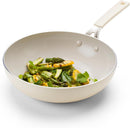Cream Non-Stick Aluminum Wok Pan 28cm Wok Pan Cream Non-Stick Aluminum Wok Pan 28cm Cream Non-Stick Aluminum Wok Pan 28cm KitchenAid