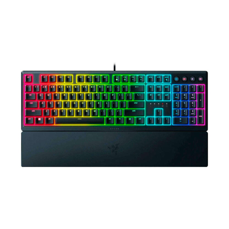 Ornata V3 Full-Size Wired Mecha-Membrane Gaming Keyboard with Chroma RGB Backlighting – Black gaming Ornata V3 Full-Size Wired Mecha-Membrane Gaming Keyboard with Chroma RGB Backlighting – Black Ornata V3 Full-Size Wired Mecha-Membrane Gaming Keyboard with Chroma RGB Backlighting – Black Razer