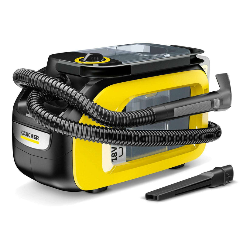 Battery-Powered Spray Extraction Cleaner SE 3-18 Compact Vacuum Cleaner Battery-Powered Spray Extraction Cleaner SE 3-18 Compact Battery-Powered Spray Extraction Cleaner SE 3-18 Compact Karcher