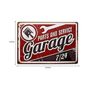 La Hacienda GARAGE Embossed Metal Sign Home decor La Hacienda GARAGE Embossed Metal Sign La Hacienda GARAGE Embossed Metal Sign La Hacienda