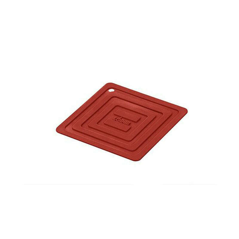 15cm Square Silicone Red Pot Holder Cast Iron 15cm Square Silicone Red Pot Holder 15cm Square Silicone Red Pot Holder Lodge