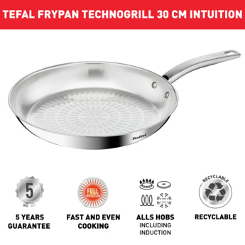 Intuition - Stainless Steel Frypans Frying pan Intuition - Stainless Steel Frypans Intuition - Stainless Steel Frypans Tefal