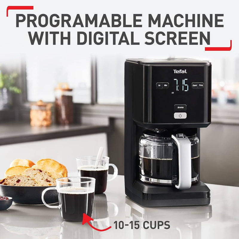 Smart & Light Digital Filter Coffee Machine 1.25L Coffee machine Smart & Light Digital Filter Coffee Machine 1.25L Smart & Light Digital Filter Coffee Machine 1.25L Tefal