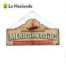 La Hacienda Mexican Food Embossed Metal Sign Home decor La Hacienda Mexican Food Embossed Metal Sign La Hacienda Mexican Food Embossed Metal Sign La Hacienda