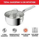 Intuition G6 Saucepan 16 cm + Lid SaucePan Intuition G6 Saucepan 16 cm + Lid Intuition G6 Saucepan 16 cm + Lid Tefal