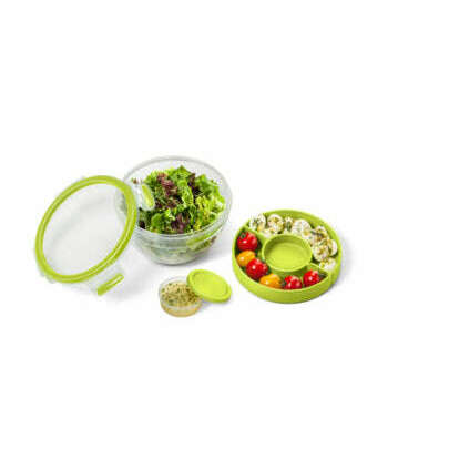 MASTERSEAL TO GO Salad Bowl Round 1.0L Food containers MASTERSEAL TO GO Salad Bowl Round 1.0L MASTERSEAL TO GO Salad Bowl Round 1.0L Tefal