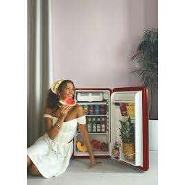 One Door Retro Fridge, 90L Red Wine Cooler One Door Retro Fridge, 90L Red One Door Retro Fridge, 90L Red Nostalgia