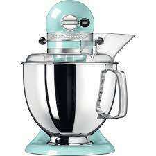 4.8L Artisan Stand Mixer, Ice Blue + Poring Shield & Extra Bowl Food Mixers & Blenders 4.8L Artisan Stand Mixer, Ice Blue + Poring Shield & Extra Bowl 4.8L Artisan Stand Mixer, Ice Blue + Poring Shield & Extra Bowl KitchenAid