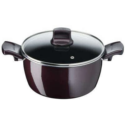 Resist Intense - Stewpot + Glass Lid cookware Resist Intense - Stewpot + Glass Lid Resist Intense - Stewpot + Glass Lid Tefal