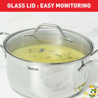 Intuition Stewpot 24 cm + Glas Lid Cooking Pot Intuition Stewpot 24 cm + Glas Lid Intuition Stewpot 24 cm + Glas Lid Tefal