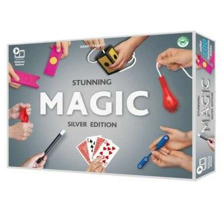 Stunning Magic - Silver Edition set, 100 tricks Board Games Stunning Magic - Silver Edition set, 100 tricks Stunning Magic - Silver Edition set, 100 tricks Hanky Panky