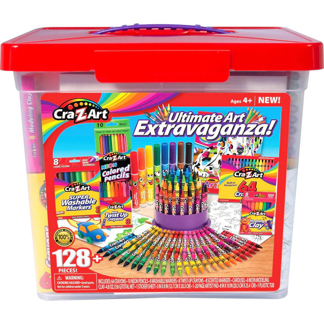 Ultimate Art Extravaganza Art Tub Packed with 135+ Pieces Art & Crafts Ultimate Art Extravaganza Art Tub Packed with 135+ Pieces Ultimate Art Extravaganza Art Tub Packed with 135+ Pieces crazart