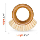 The Ring Bamboo Vegetable & Fruit Cleaning Brush Kitchen Tools & Utensils The Ring Bamboo Vegetable & Fruit Cleaning Brush The Ring Bamboo Vegetable & Fruit Cleaning Brush Full Circle