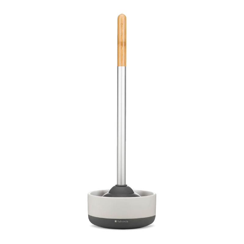 Royal Plunge - Bathroom Toilet Plunger with Ceramic Holder Bathroom Accessories Royal Plunge - Bathroom Toilet Plunger with Ceramic Holder Royal Plunge - Bathroom Toilet Plunger with Ceramic Holder Full Circle