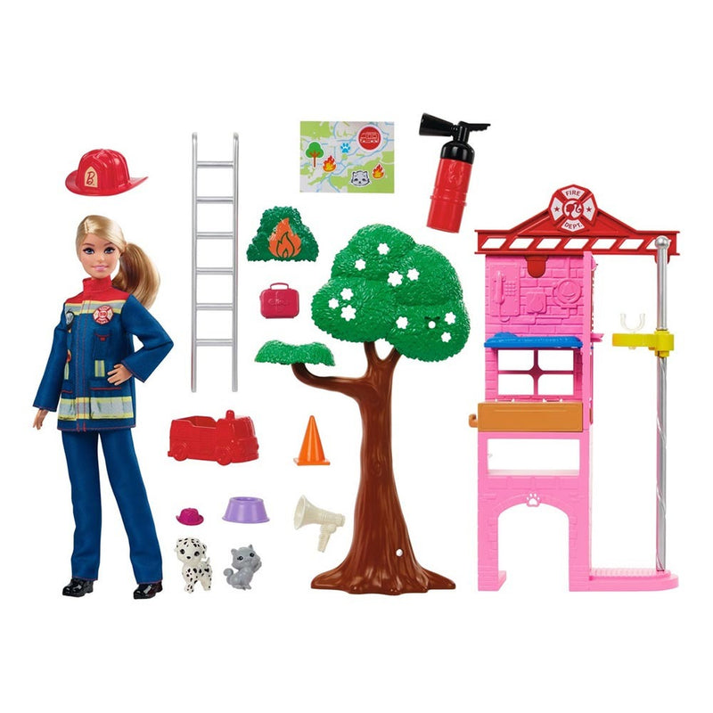 Mattel Firefighter Doll & Play Set  Mattel Firefighter Doll & Play Set Mattel Firefighter Doll & Play Set The German Outlet