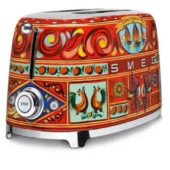 SICILY IS MY LOVE  - 2 Slice Toaster Dolce&Gabbana Toasters SICILY IS MY LOVE  - 2 Slice Toaster Dolce&Gabbana SICILY IS MY LOVE  - 2 Slice Toaster Dolce&Gabbana Smeg