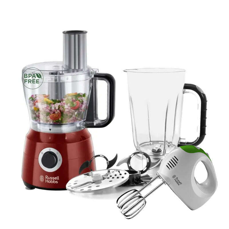 New Desire Food Processor + Hand Mixer Kitchen Appliances New Desire Food Processor + Hand Mixer New Desire Food Processor + Hand Mixer Russell Hobbs